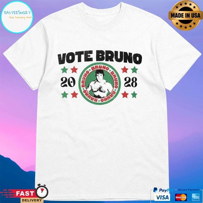 Vote Bruno 2028 Logo Bruno T-shirts