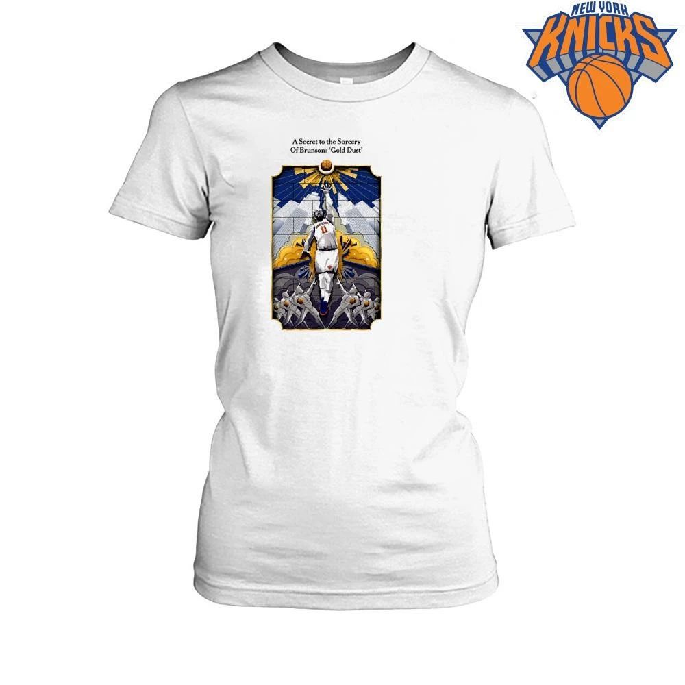 New York Knicks Champions NBA 2026 Jalen Brunson Gold Dust Sorcery Shirt