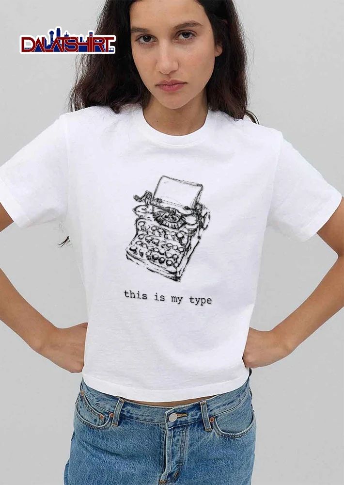 This Is My Type Vintage Mechanical Typewriter Pencil Line Sketch shirt