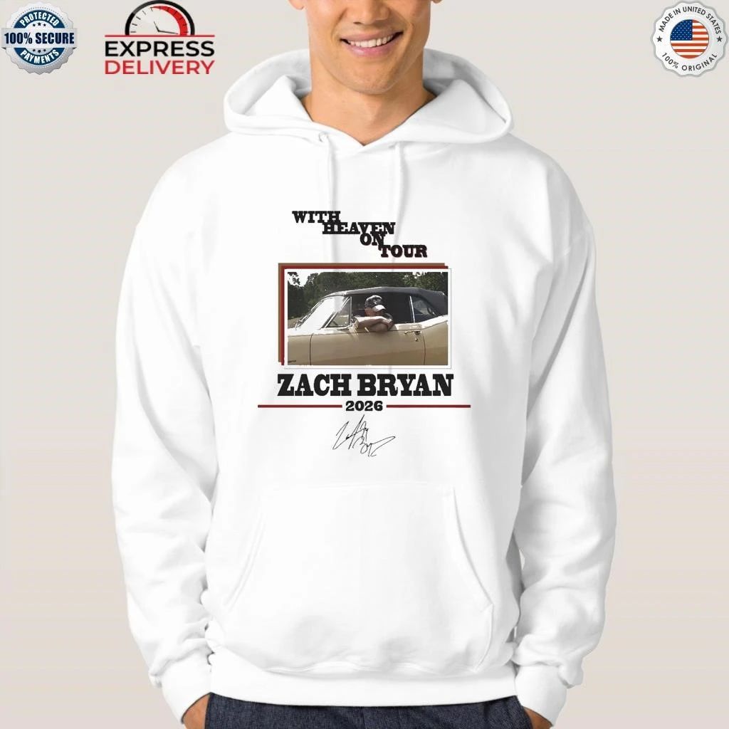 Zach Bryan With Heaven On Tour 2026 Shirt