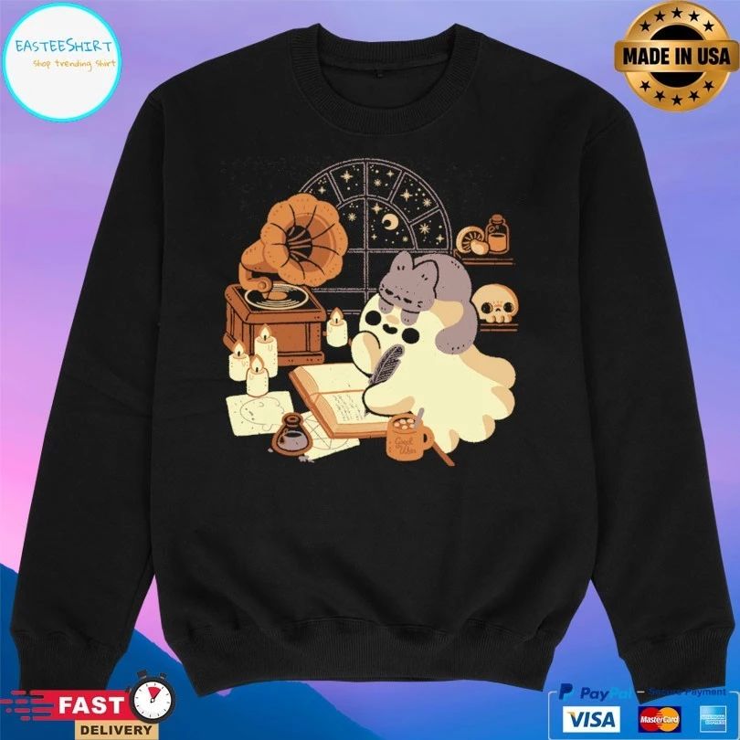Spooky Cute Lofi Ghost T-shirt