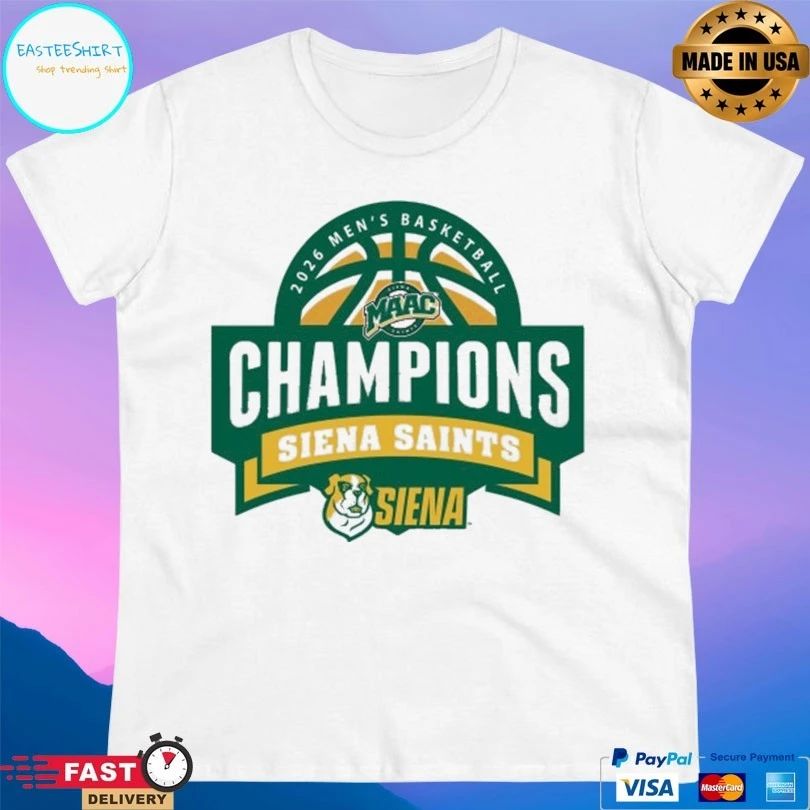 Siena Saints 2026 Men’s Basketball Champions T-shirts