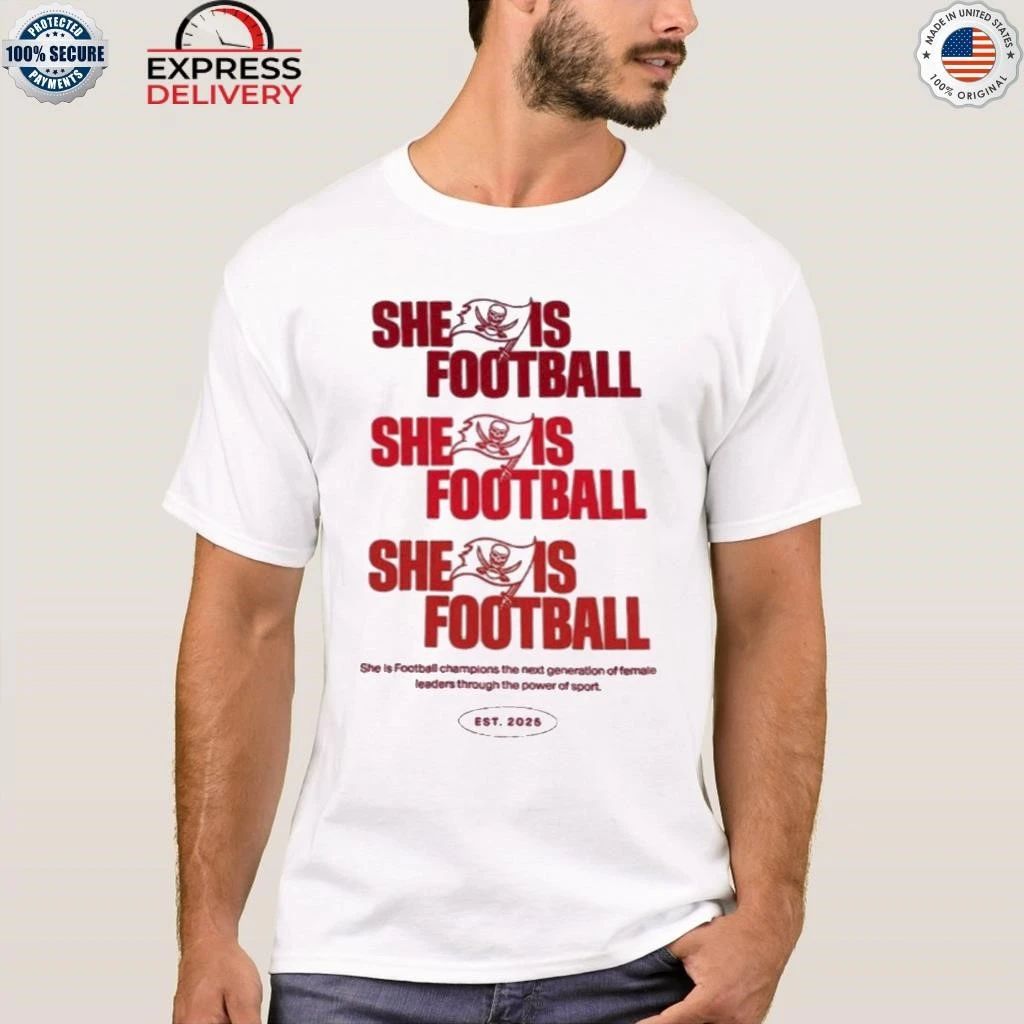 Emeka Egbuka Buccaneers She Is Football Est 2025 Shirt