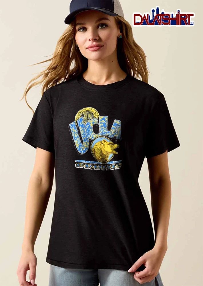 Ucla Bruins NCAA University Of California Distressed Vintage Seal Roaring Bear Head shirt