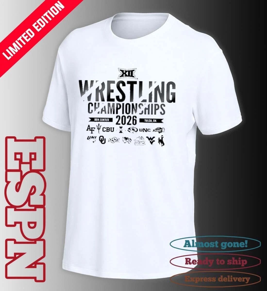 2026 Big 12 Wrestling Championships – Tulsa, OK Shirt
