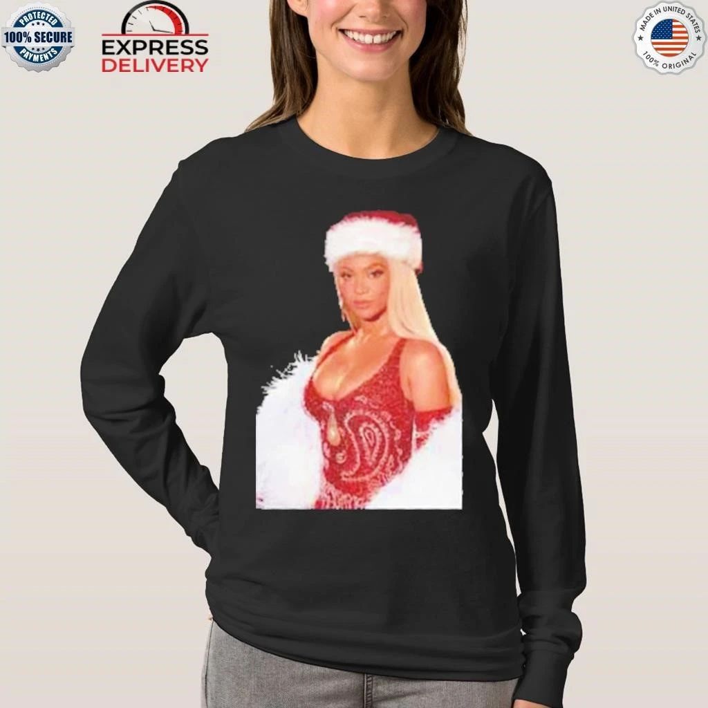 Beyonce Resting Sleigh Face Holiday Christmas Shirt