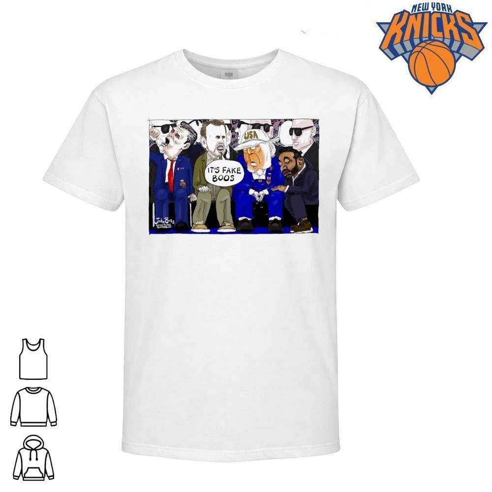 Donald Trump JD Vance Its Fake Boos Political Cartoon NBA Finals 2026 Shirt