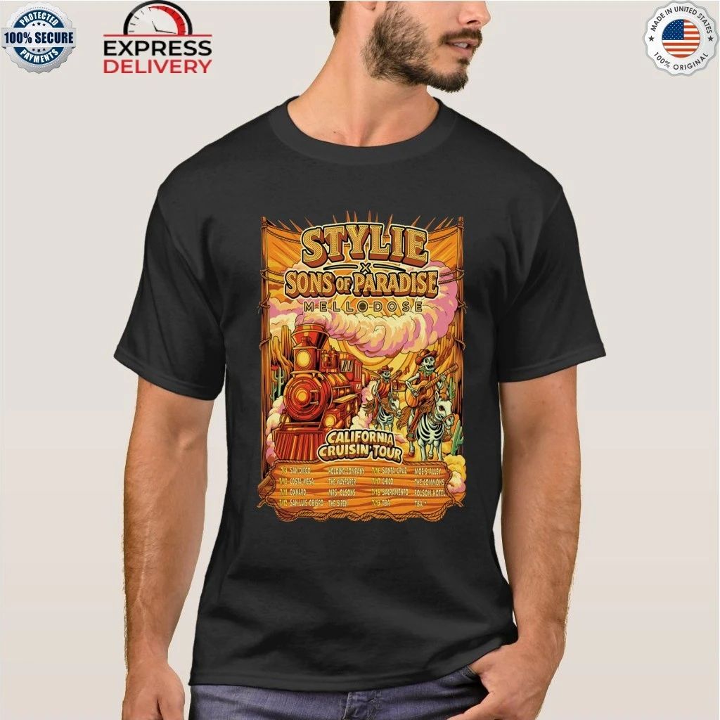Stylie California Cruisin Tour 2026 Shirt