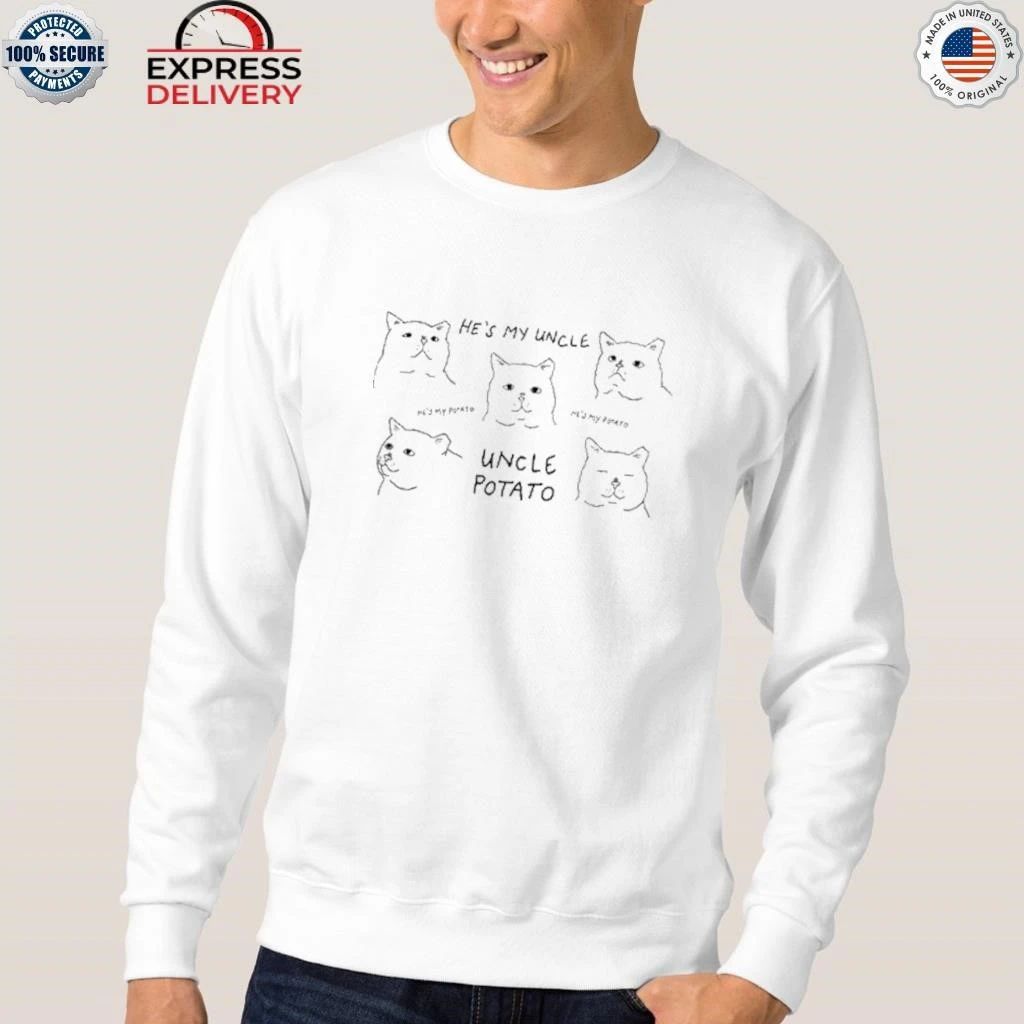 He’s My Uncle Potato Poets Square Cats Shirt