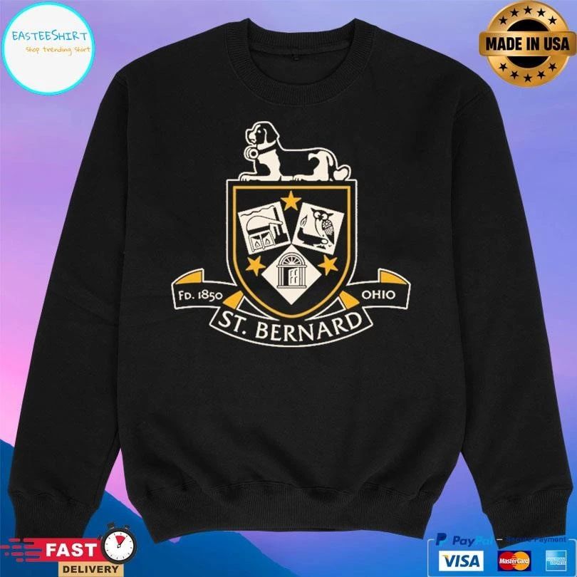 St Bernard Ohio Crest Fd 1850 T-shirts