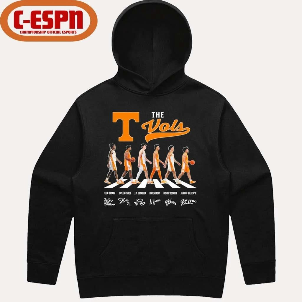 The Tennessee Vols Men’s Basketball Abbey Road Shirt