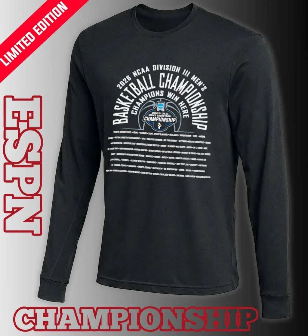 1st, 2nd Rounds 2026 NCAA Division III Men’s Basketball Championship Shirt