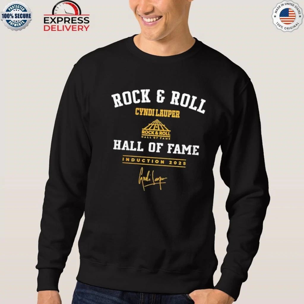 Cyndi Lauper Rock & Roll Hall of Fame 2025 Shirt
