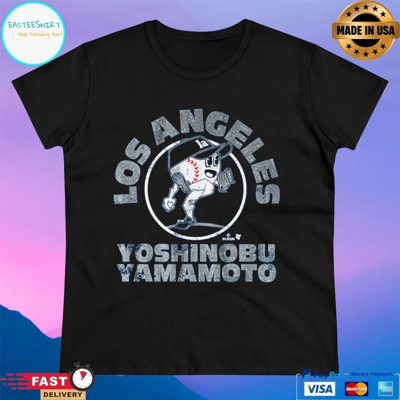 Los Angeles Dodgers Yoshinobu Yamamoto Baseball Buddies T-shirts