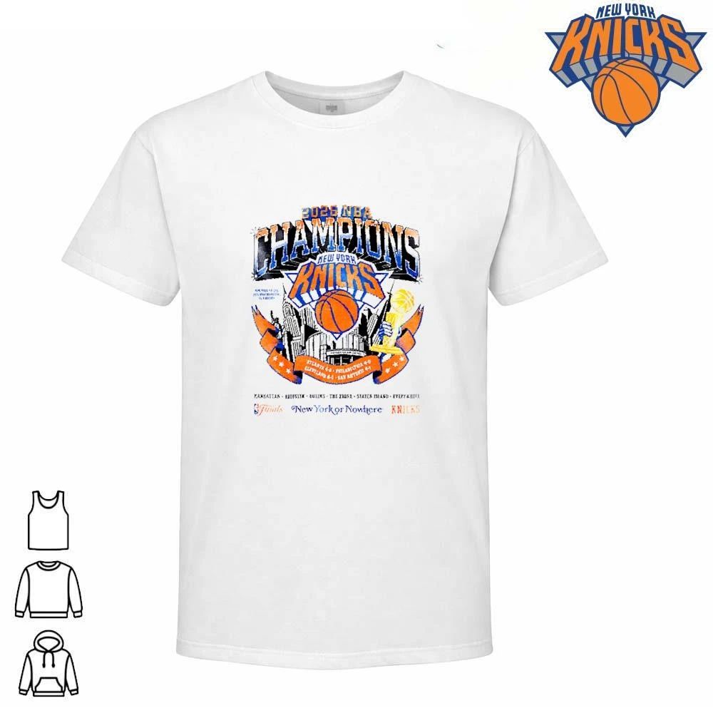 New York Knicks Champions NBA 2026 Retro City Skyline Graphic Shirt