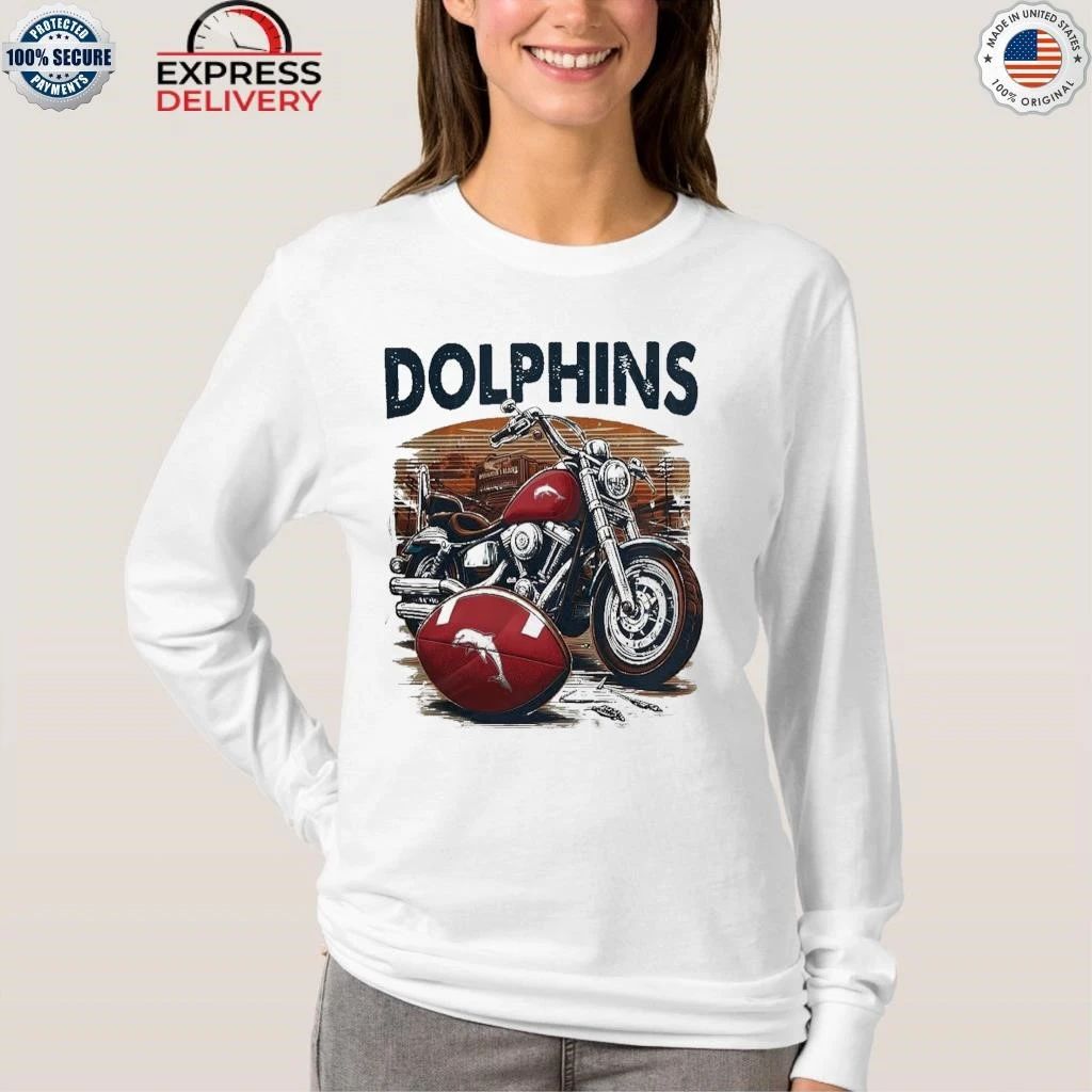 Dolphins NRL Mix Motorcycle Cool Shirt