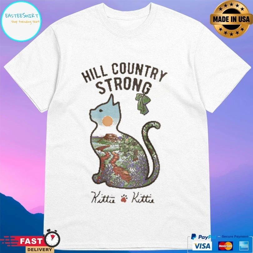 Hill Country Strong Kittie T-shirt