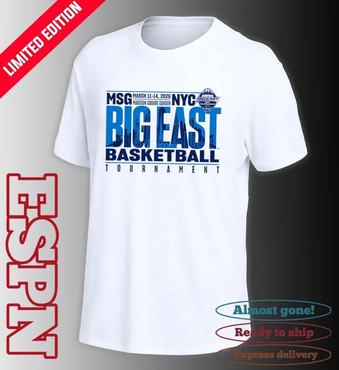 2026 Big East Conference Men’s Basketball NYC Shirt