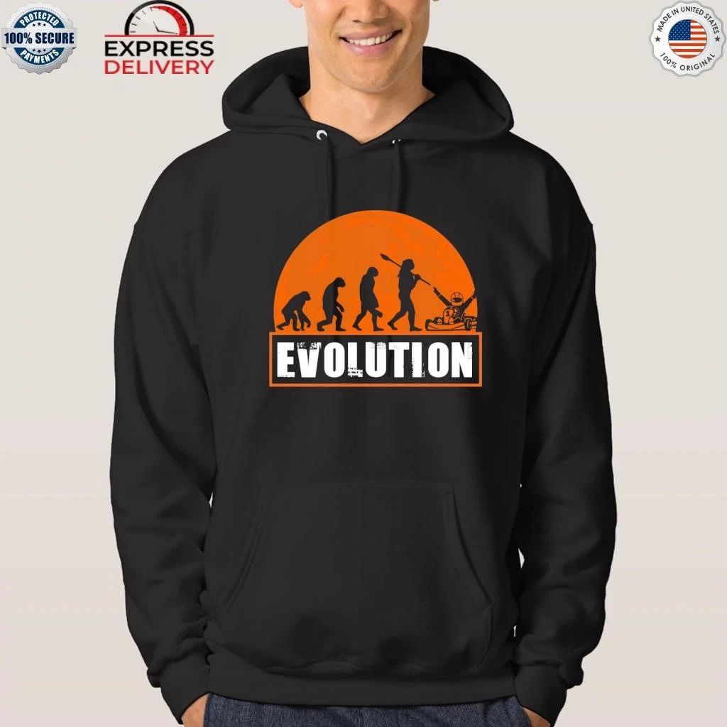 Go Kart Racing Funny Human Evolution Gift Shirt