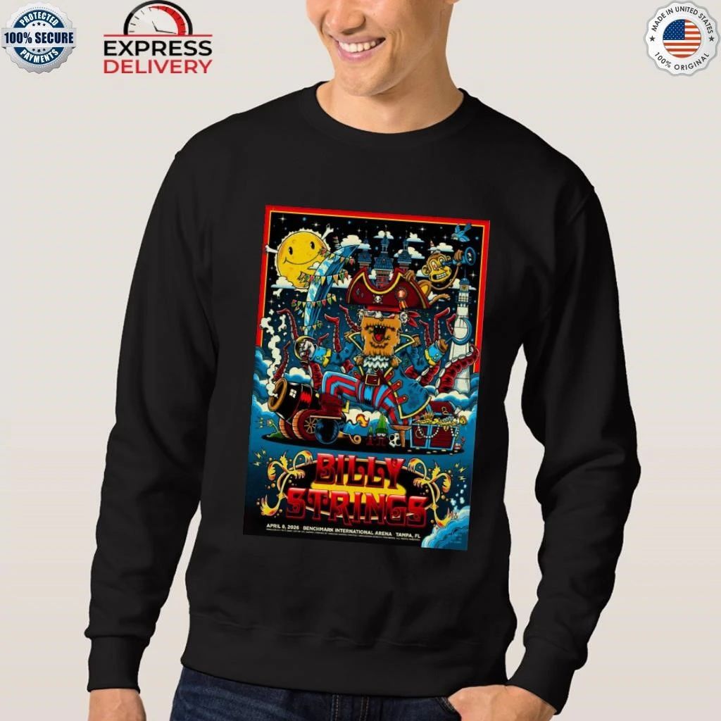 Billy Strings April 8 2026 Benchmark International Arena Tampa FL Shirt