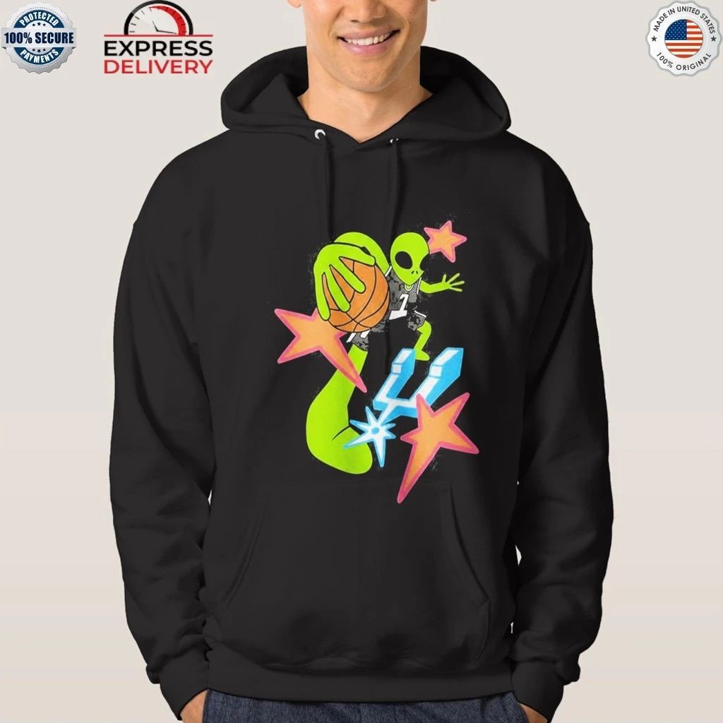 Spurs Conference Finals Wemby Alien Shirt