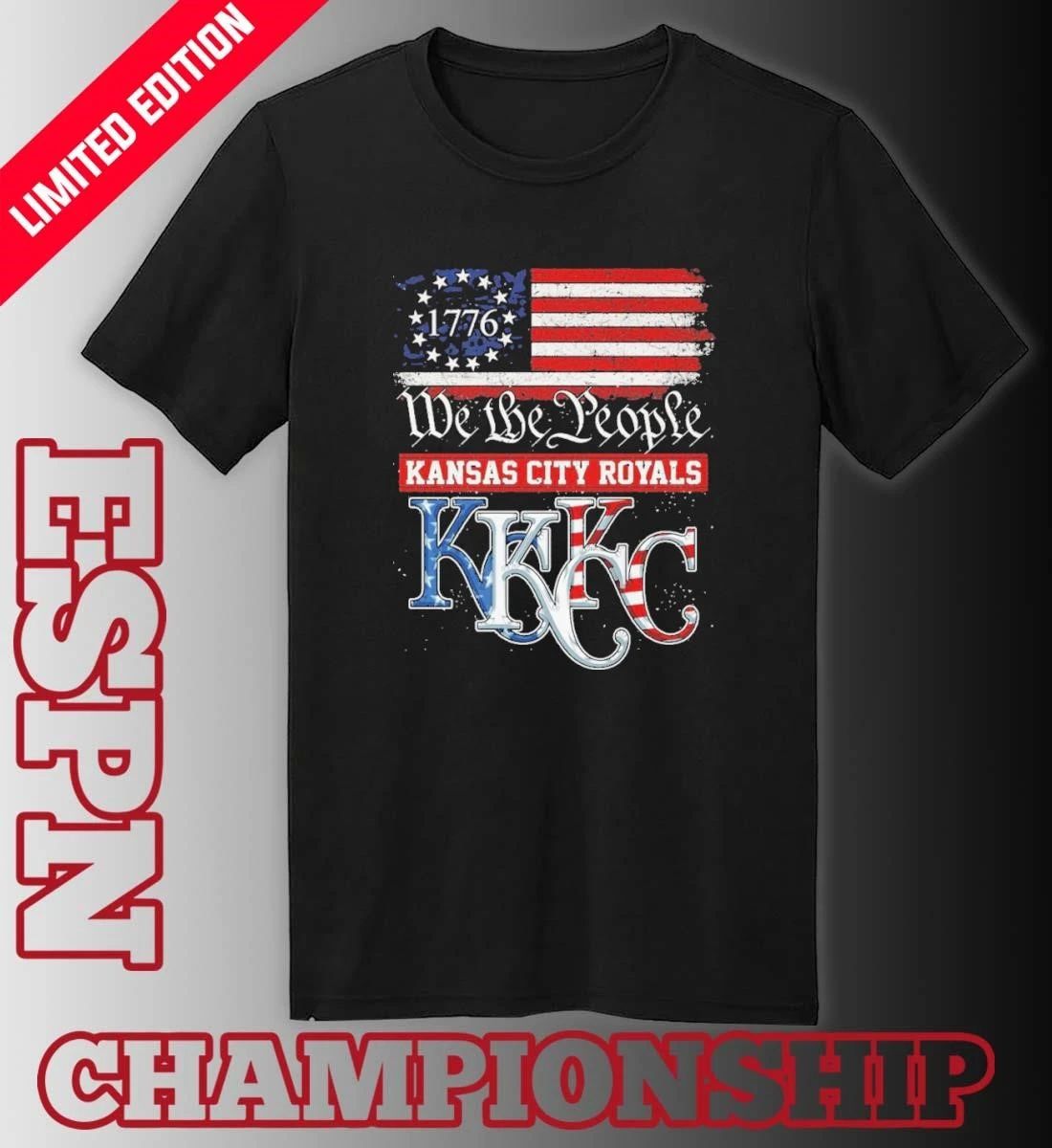 We The People Kansas City Royals Red White Blue Shirt