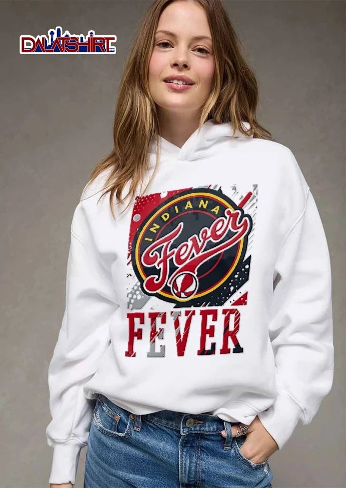 Indiana Fever WNBA Distressed Paint Splatter Circle Logo Basketball shirt