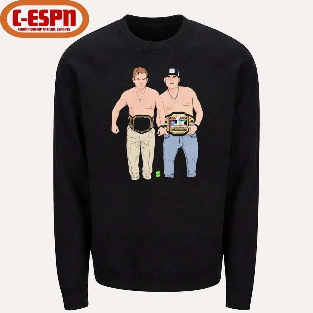 John Schneider Before & After SB Champs Belt Shirt
