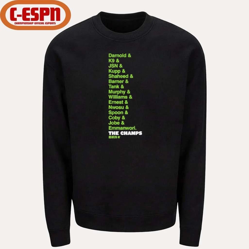 Seattle Football World Champions List Shirt