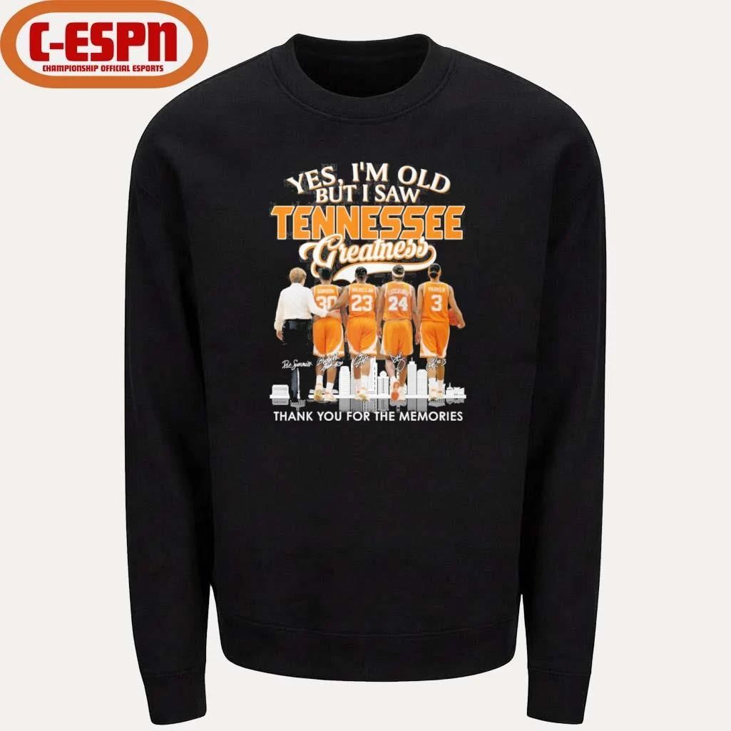 Yes, I’m Old But I Saw Tennessee Volunteers Basketball Greatness Shirt
