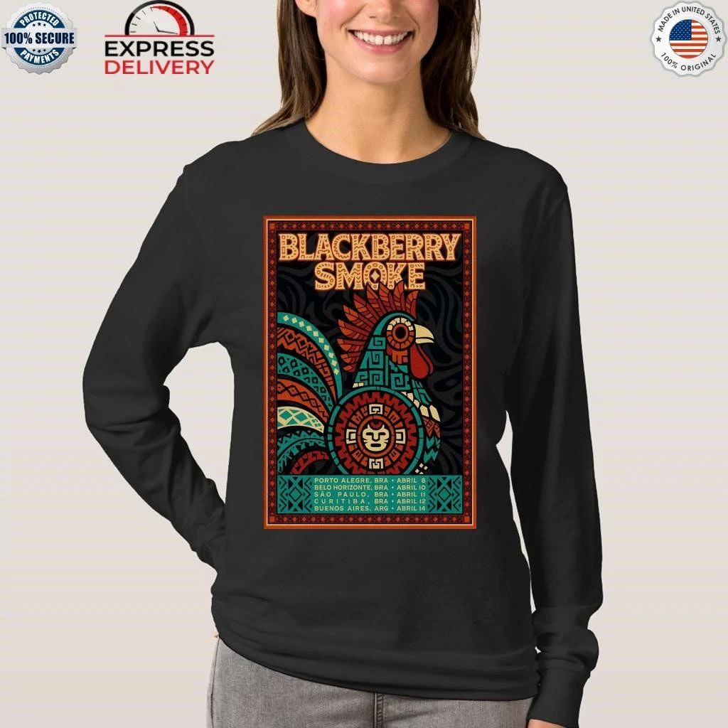Blackberry Smoke Brazil And Argentina Tour April 2026 Shirt