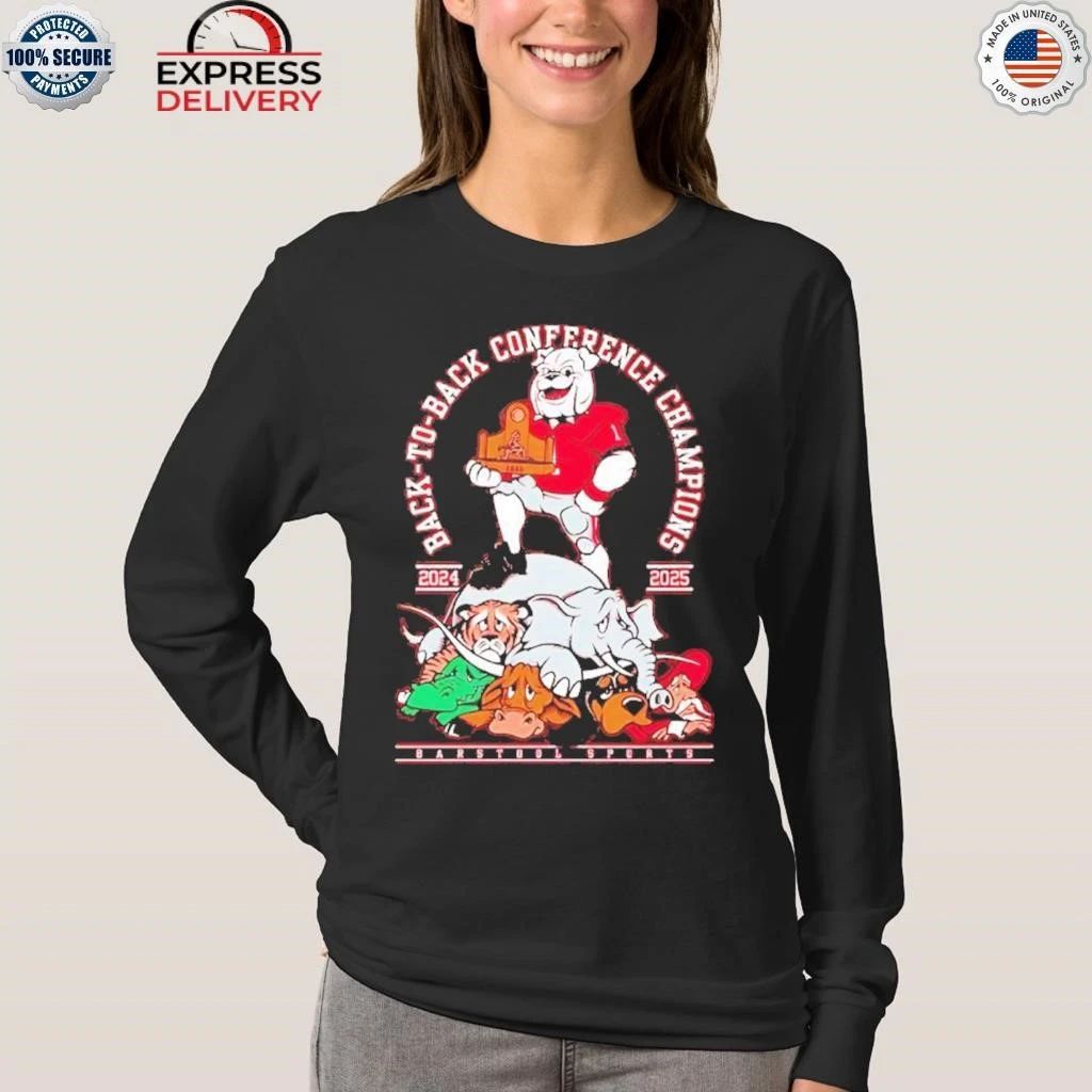 2024 2025 Georgia Back To Back Conference Champions Shirt