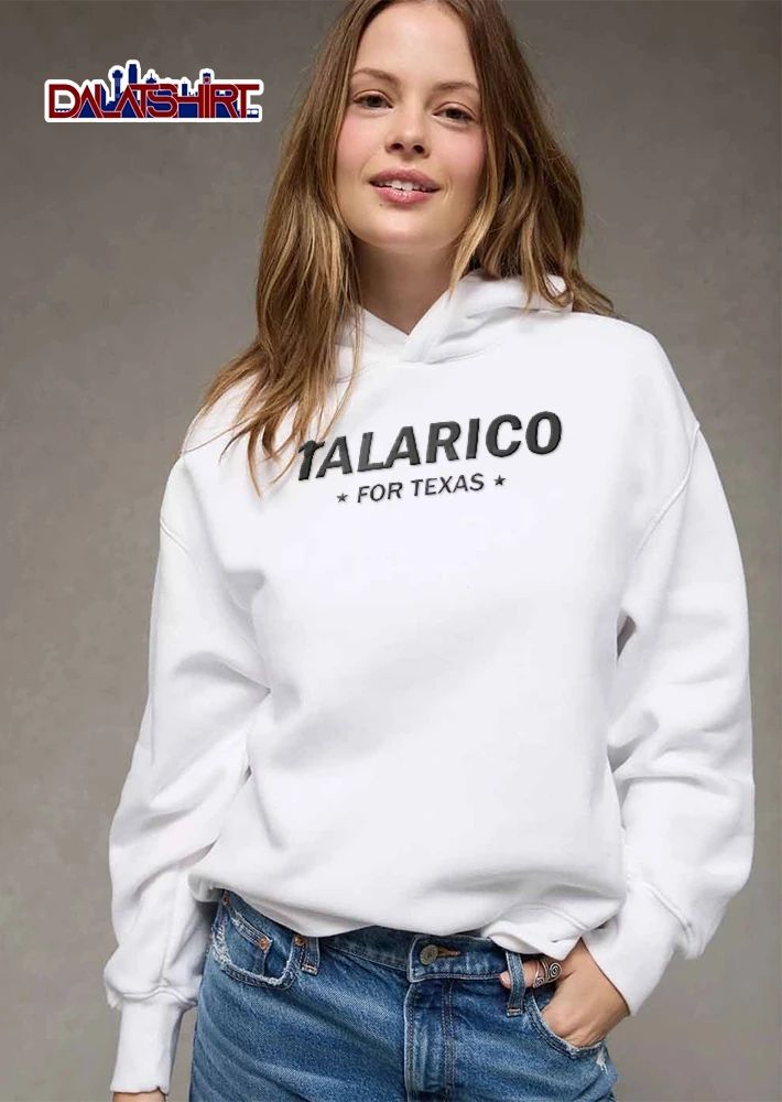 For Texas Talarico Bold Typography Flanked Small Stars shirt