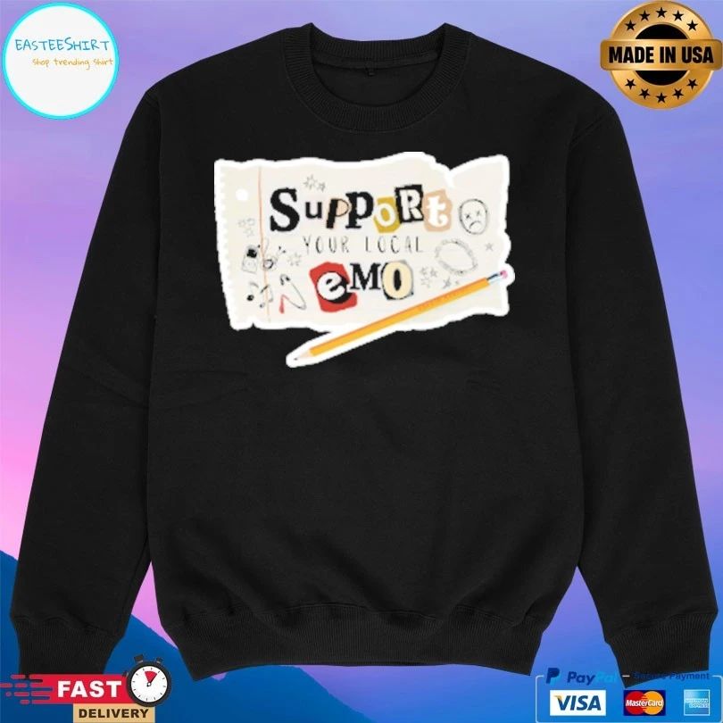 Anakin Murphy Support Your Local Emo T-shirts