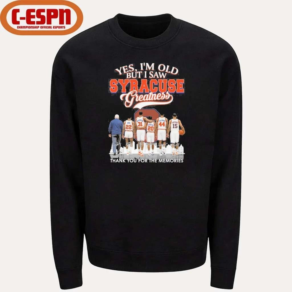 Yes, I’m Old But I Saw Syracuse Orange Basketball Greatness Shirt