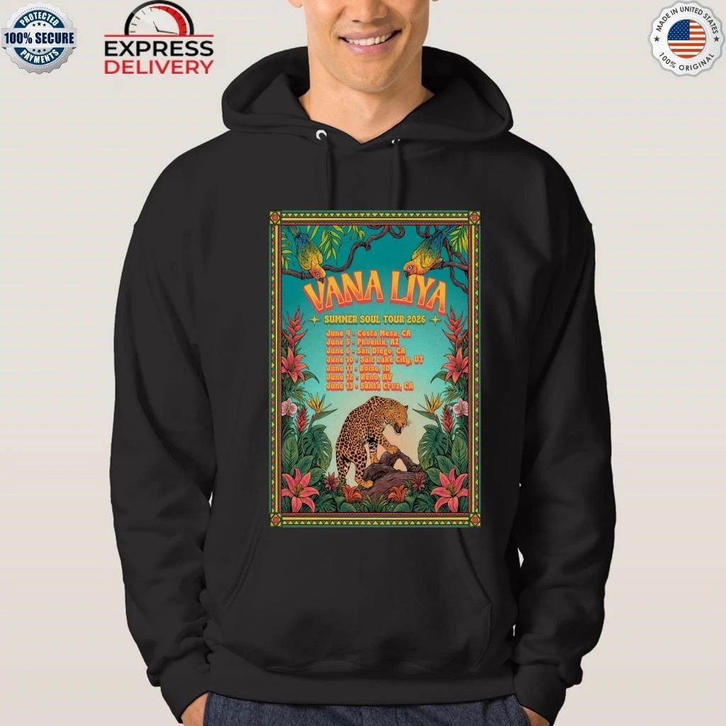 Vana Liya Summer Soul Tour 2026 Shirt