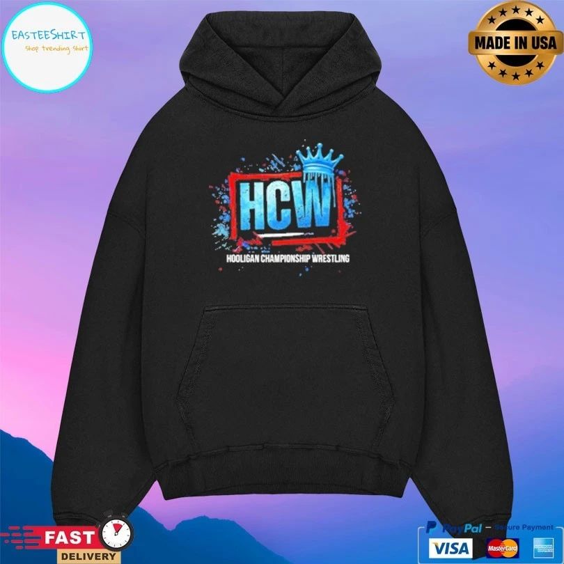 HCW Hooligan Championship Wrestling Logo T-shirts