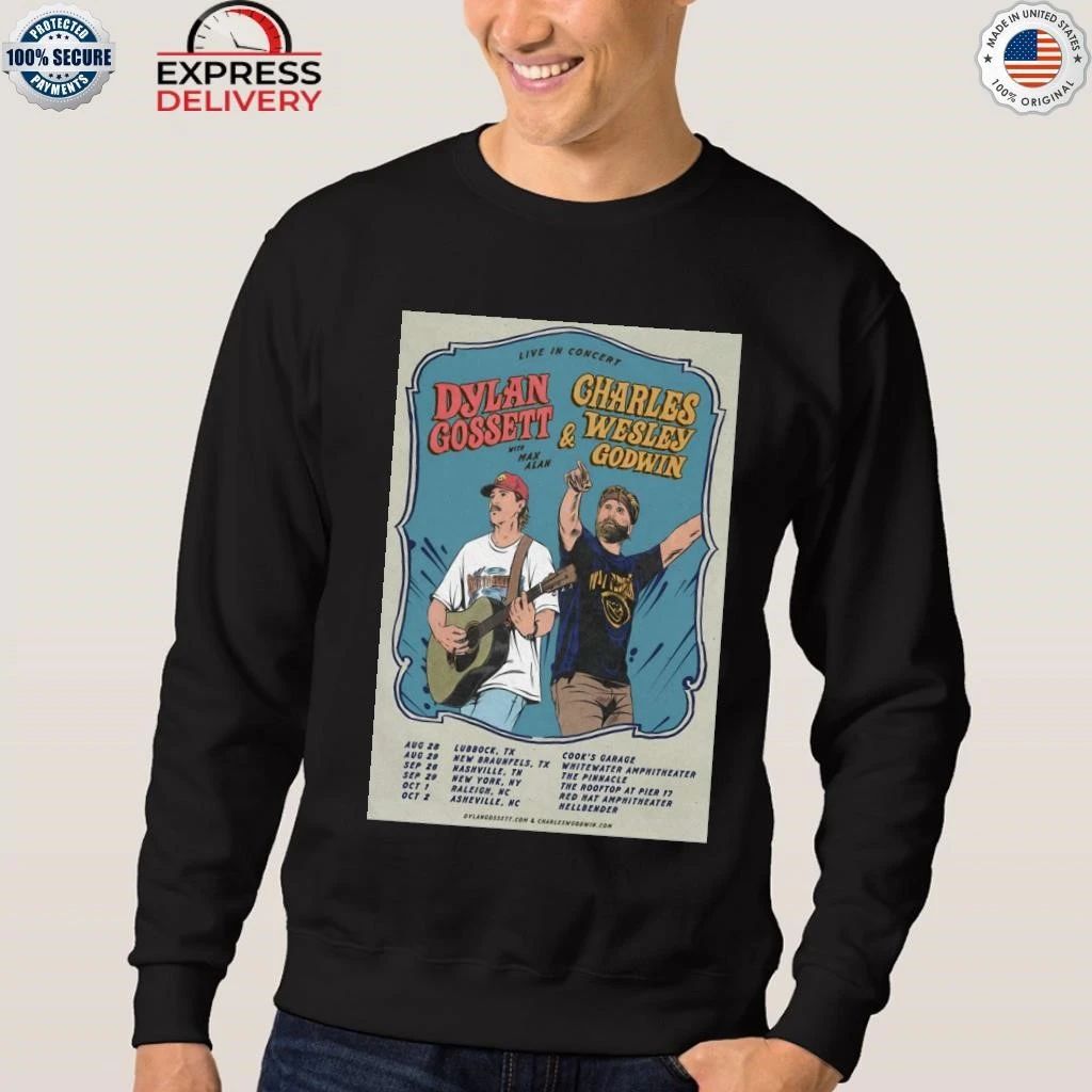 Dylan Gossett And Charles Wesley Godwin 2026 Tour Shirt