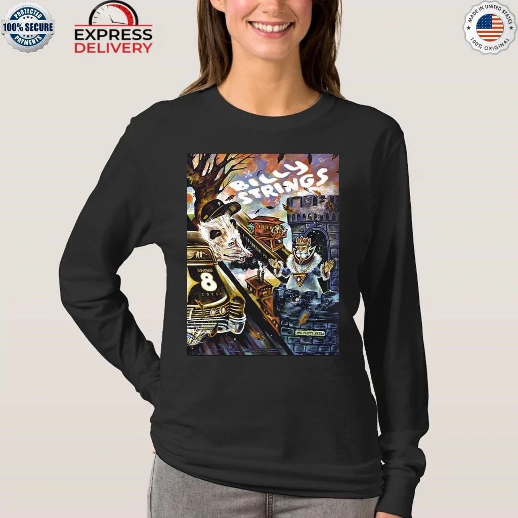 Billy Strings Pittsburgh Pennsylvania 2025 Night 2 Event At PPG Paints Arena On November 8 2025 Shirt