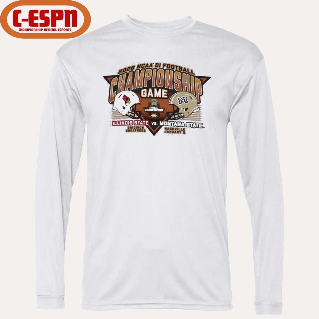 Montana State vs. Illinois State Football 2025 NCAA Division I FCS Football Championship Nashville T-Shirt