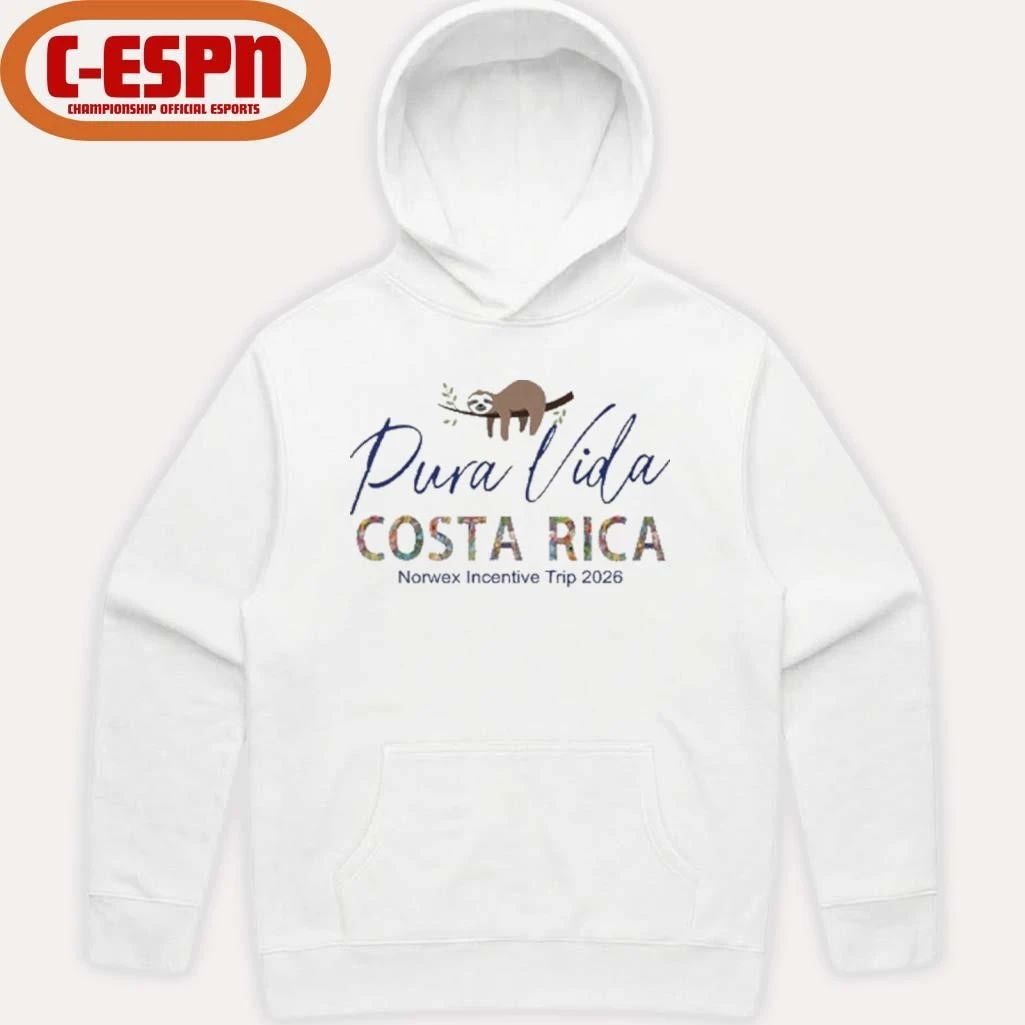 Sloth Pura Vida Costa Rica Norwex Incentive Trip 2026 T-Shirt