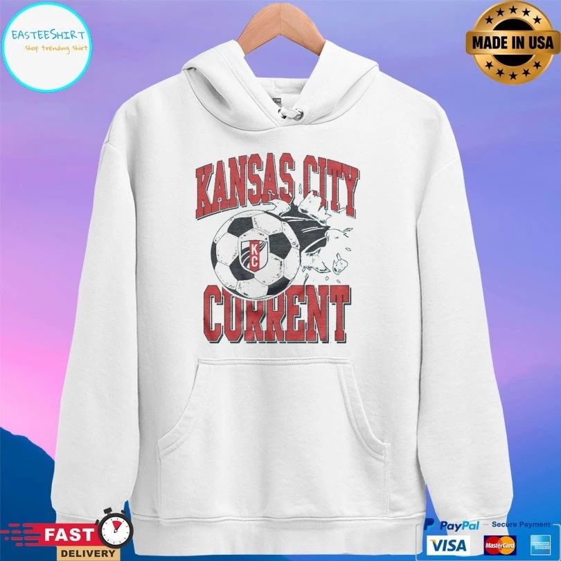 Kansas City Current Soccer Slam Teal T-shirts