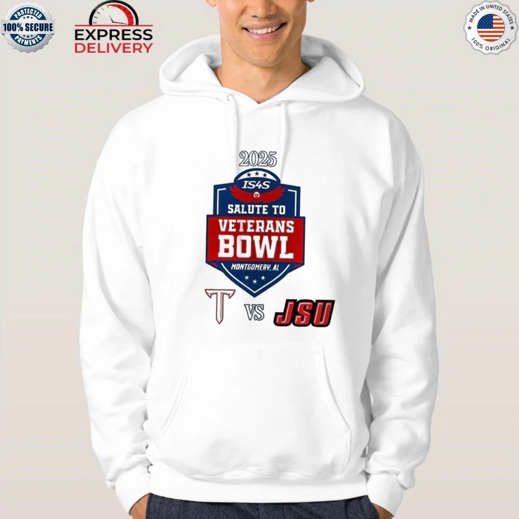 Is4s Salute To Veterans Bowl 2025 Troy Trojans Vs Jacksonville State Gamecocks Matchup On December 16 2025 Shirt