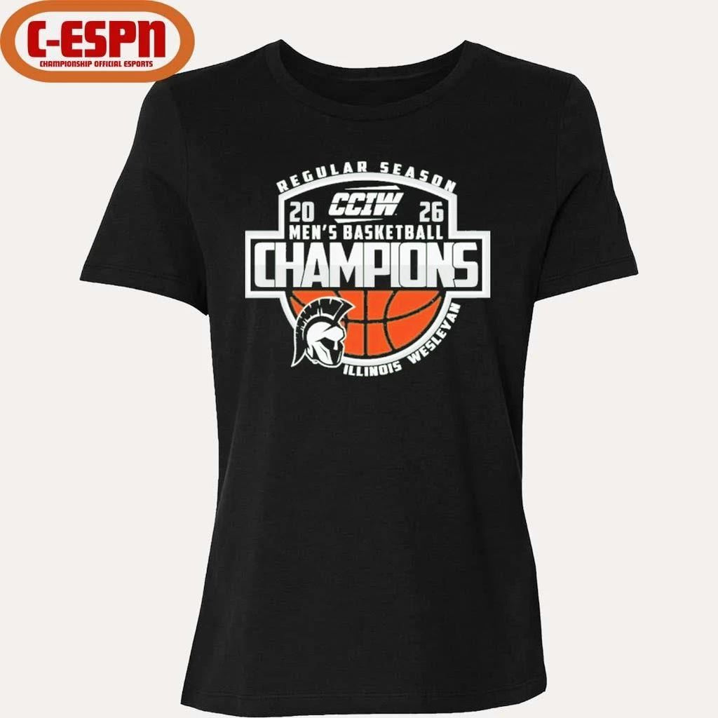 Illinois Wesleyan University Men’s Basketball CCIW Regular Season Champions Shirt