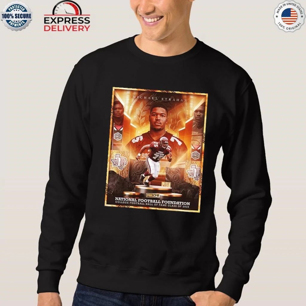 Michael Strahan To The National Football Foundation 2025 College Football Hall Of Fame Shirt