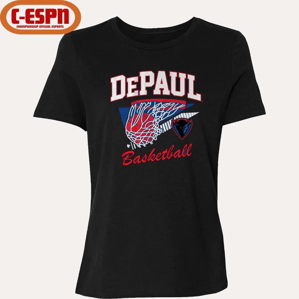 DePaul Blue Demons Throwback Basketball T-Shirt