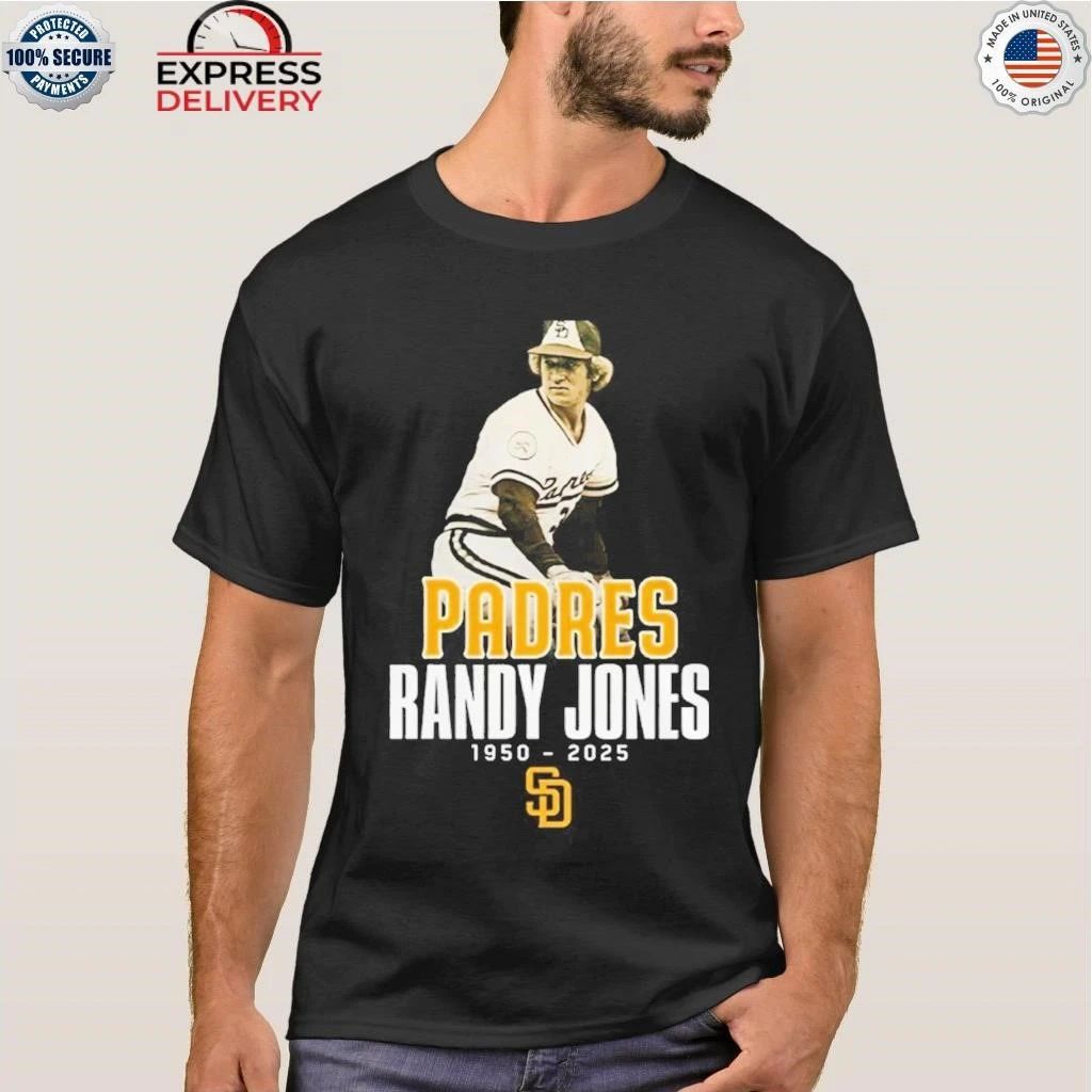 Padres Randy Jones 1950 2025 Rest In Peace Forever 35 Shirt