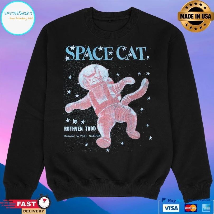Space Cat By Ruthven Todd T-shirt