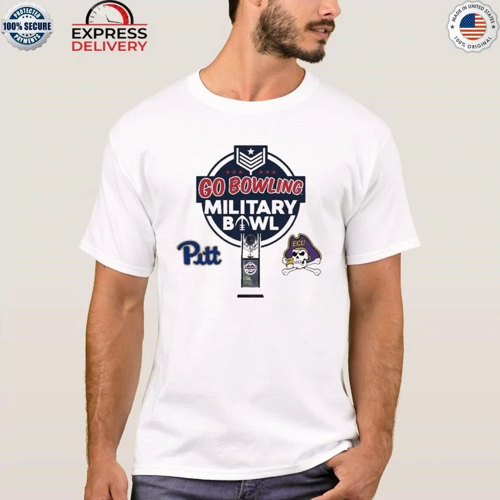 Go Bowling Military Bowl Matchup Pittsburgh Panthers Vs East Carolina Pirates On December 27 2025 Shirt