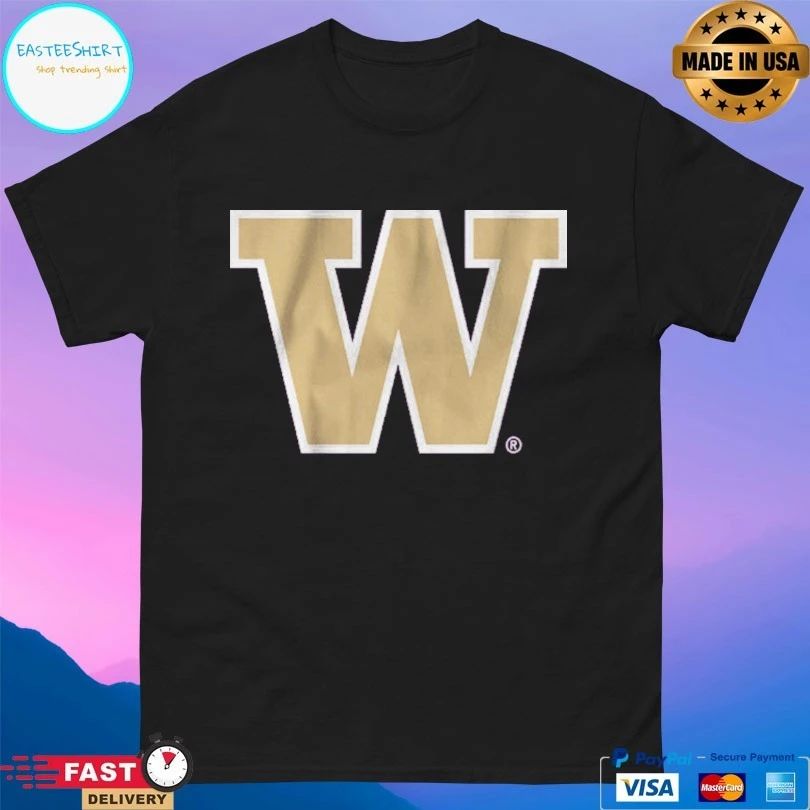 Washington Huskies Men’s Basketball Primary Logo T-shirt